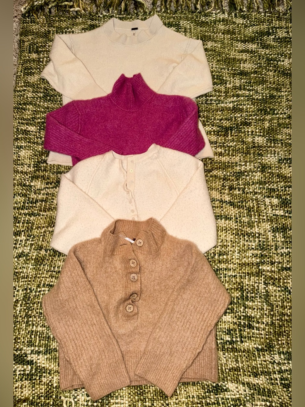 Bundle of 4 Free People sweaters, size S
